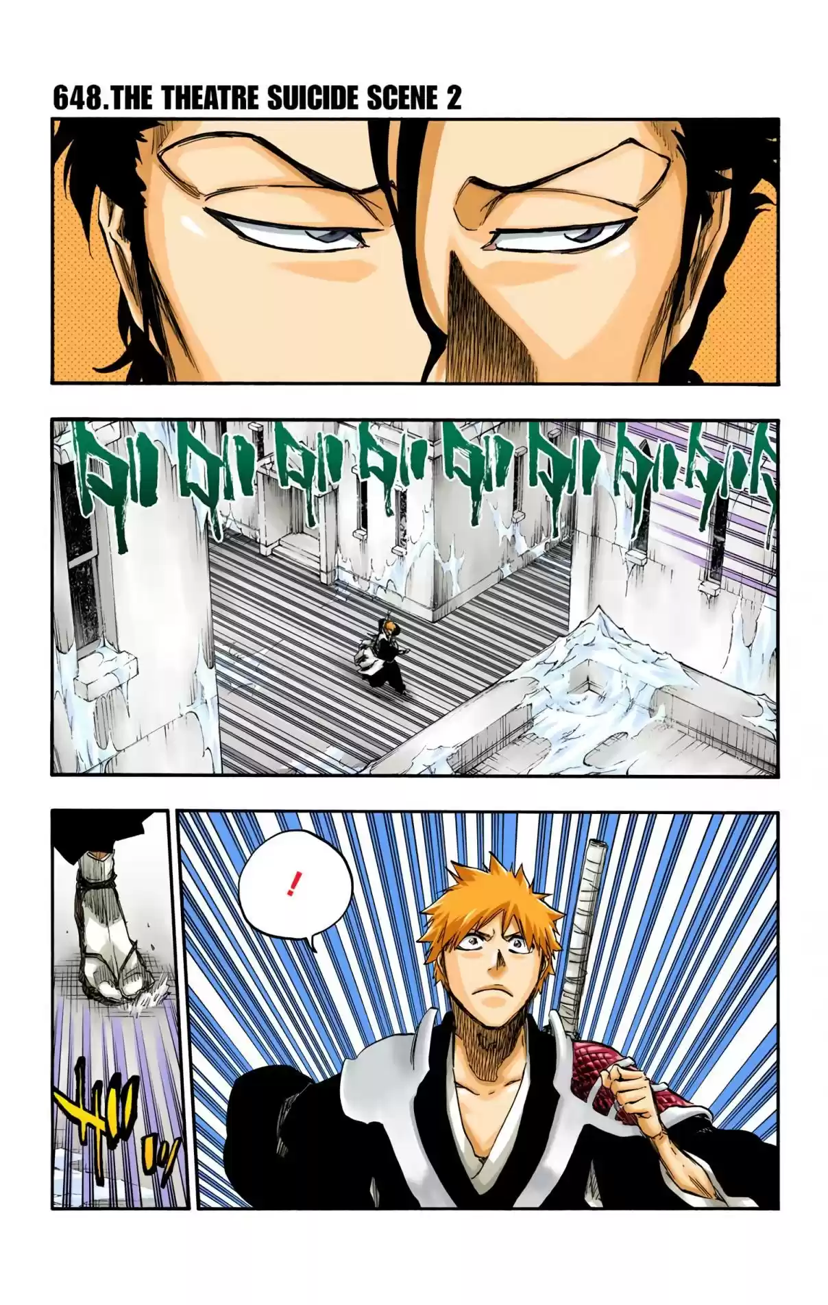 Bleach Digital Colored Comics Vol. 71 Ch. 648 THE THEATRE SUICIDE SCENE 2