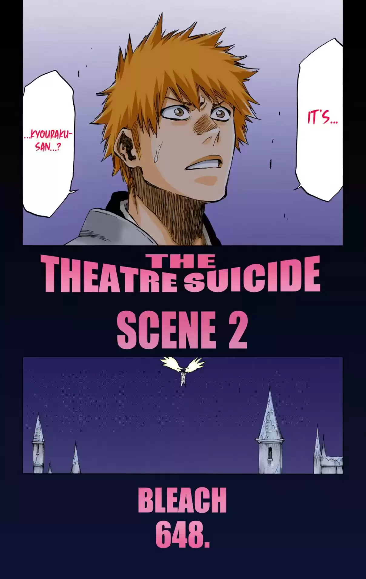 Bleach Digital Colored Comics Vol. 71 Ch. 648 THE THEATRE SUICIDE SCENE 2
