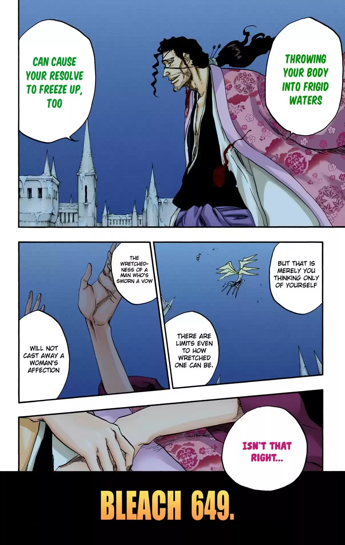 Bleach Digital Colored Comics Vol. 71 Ch. 649 THE THEATRE SUICIDE SCENE 3