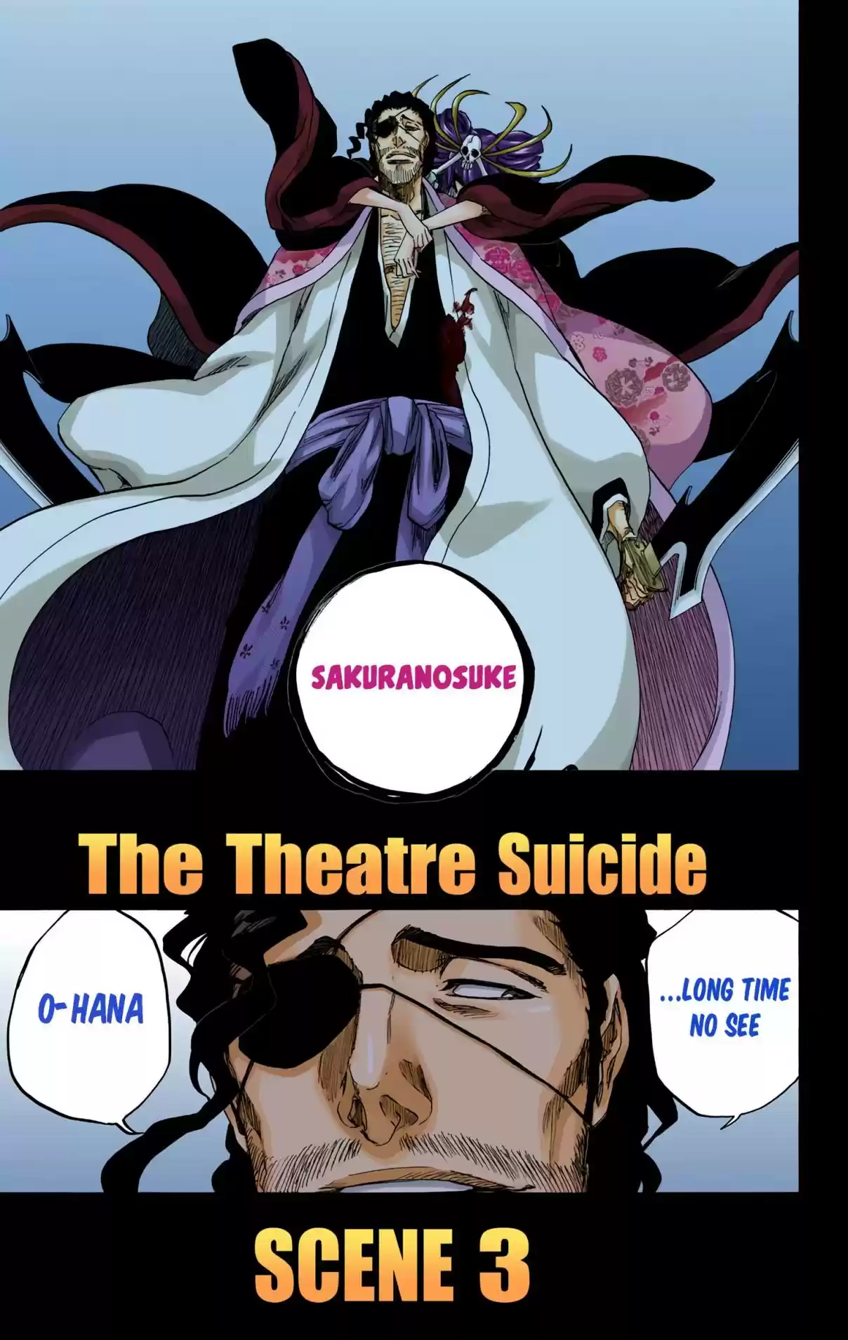 Bleach Digital Colored Comics Vol. 71 Ch. 649 THE THEATRE SUICIDE SCENE 3