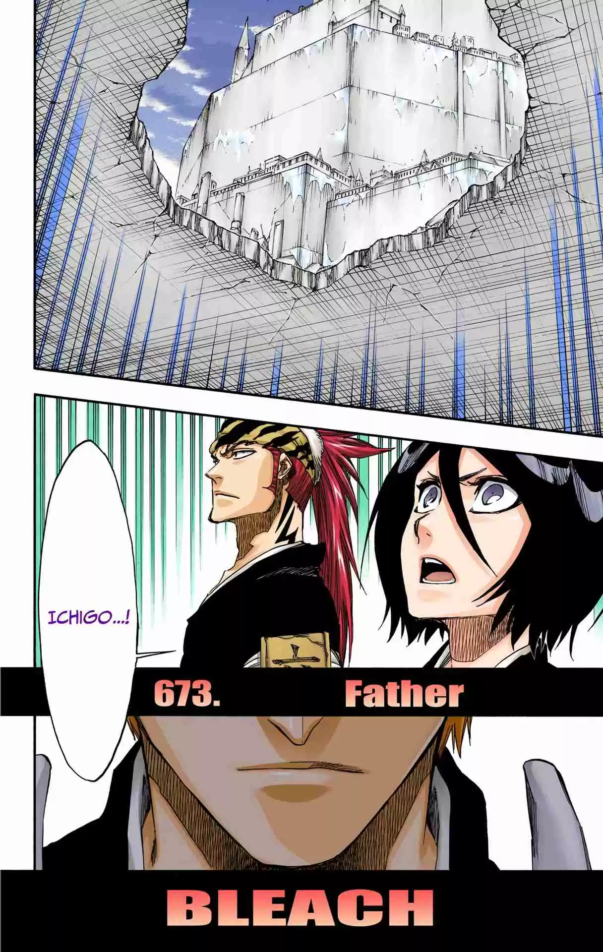 Bleach Digital Colored Comics Vol. 73 Ch. 673 FATHER