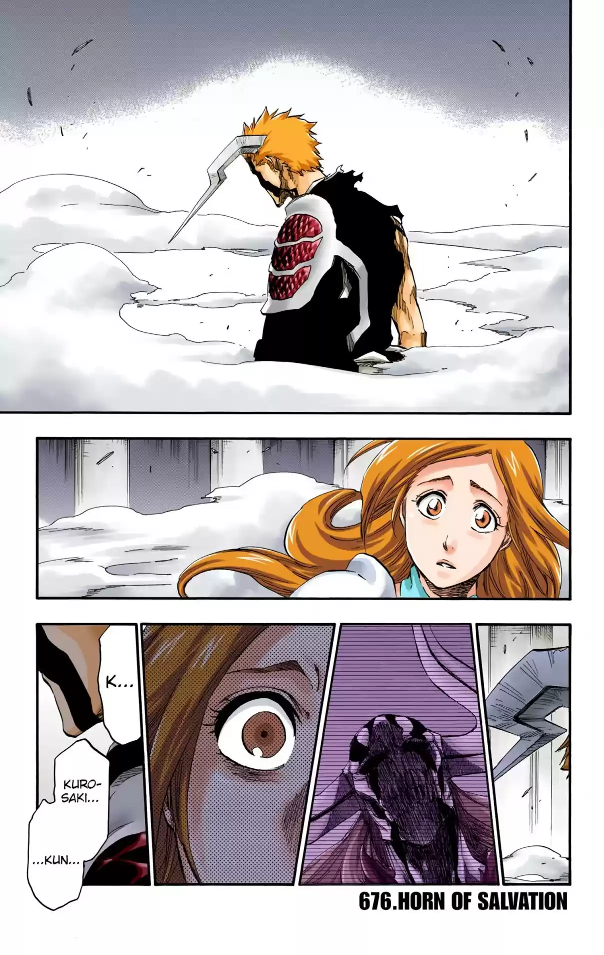 Bleach Digital Colored Comics Vol. 74 Ch. 676 Horn of Salvation