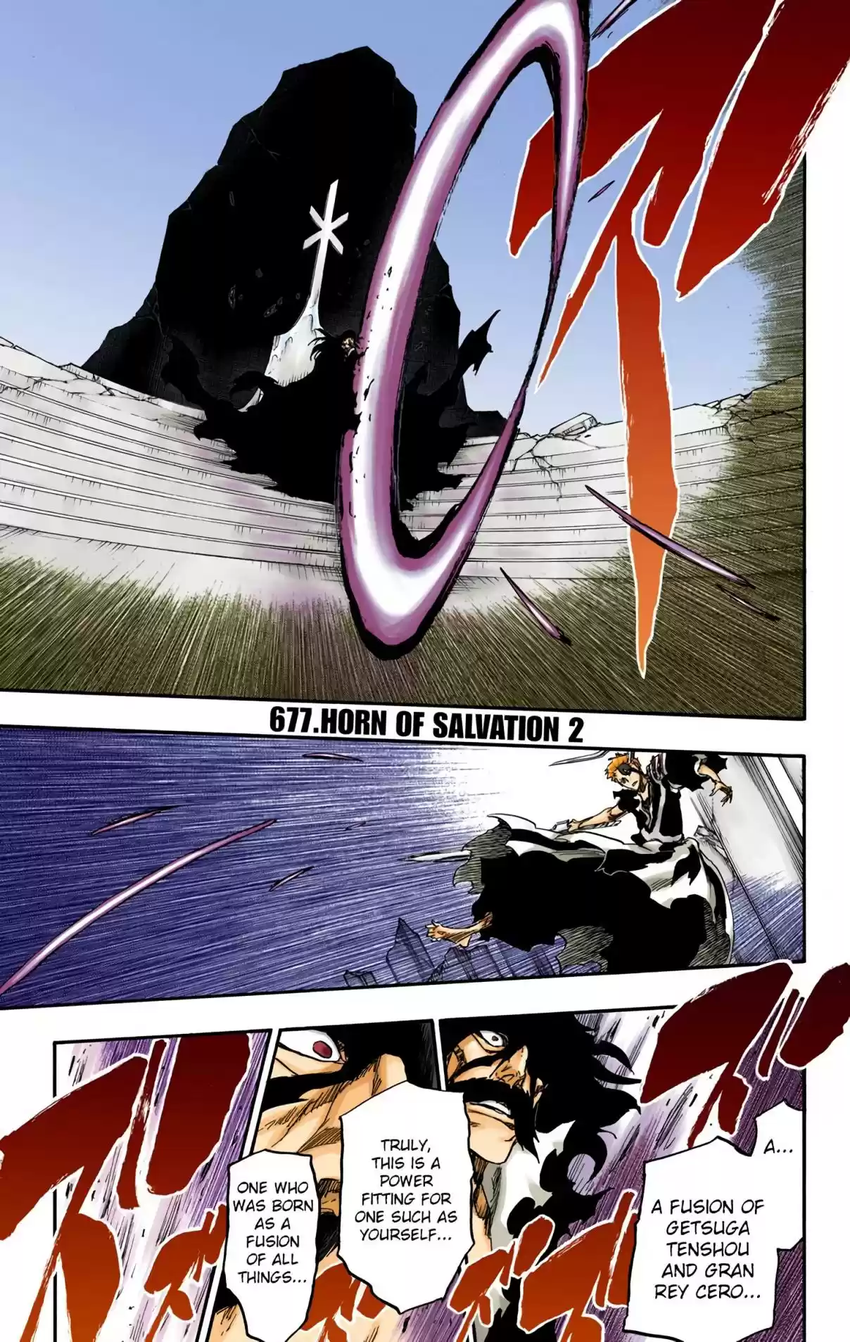Bleach Digital Colored Comics Vol. 74 Ch. 677 Horn of Salvation 2