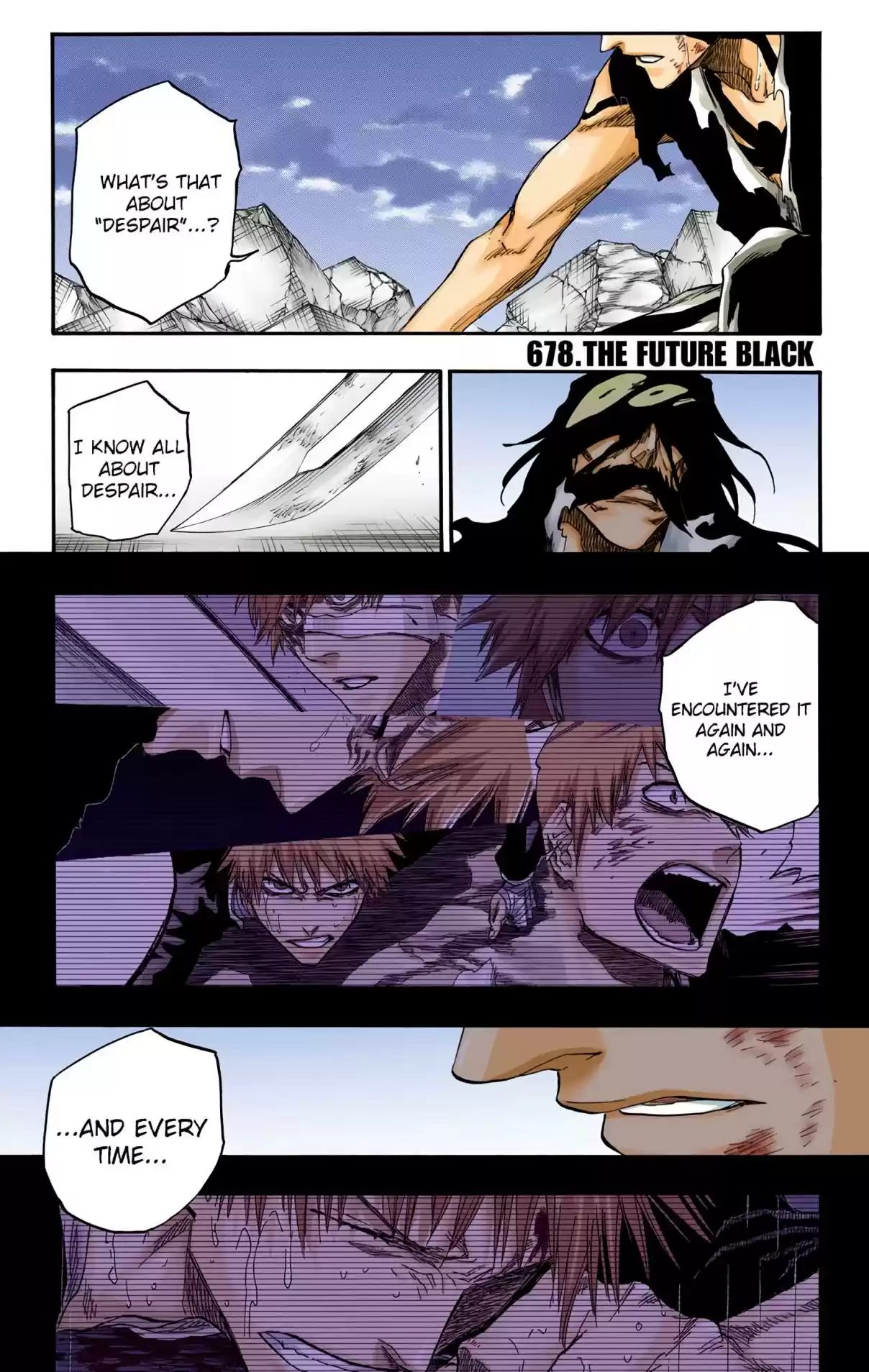 Bleach Digital Colored Comics Vol. 74 Ch. 678 The Future Black