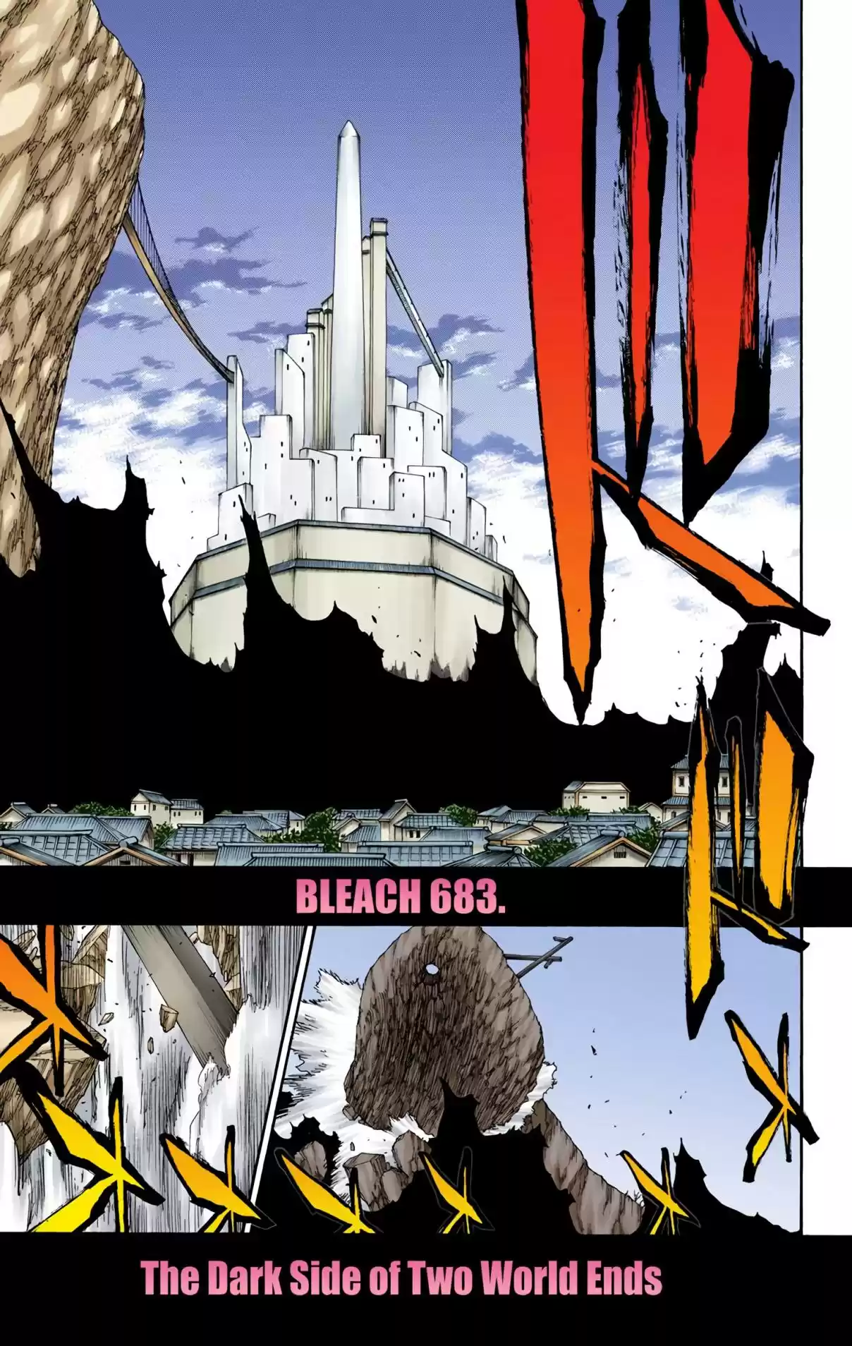 Bleach Digital Colored Comics Vol. 74 Ch. 683 The Dark Side of Two World Ends