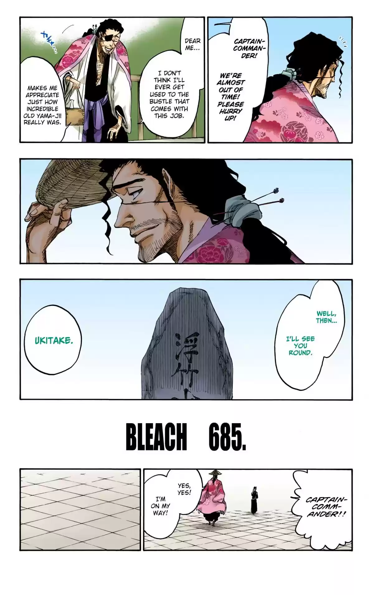 Bleach Digital Colored Comics Vol. 74 Ch. 685 A PERFECT END.