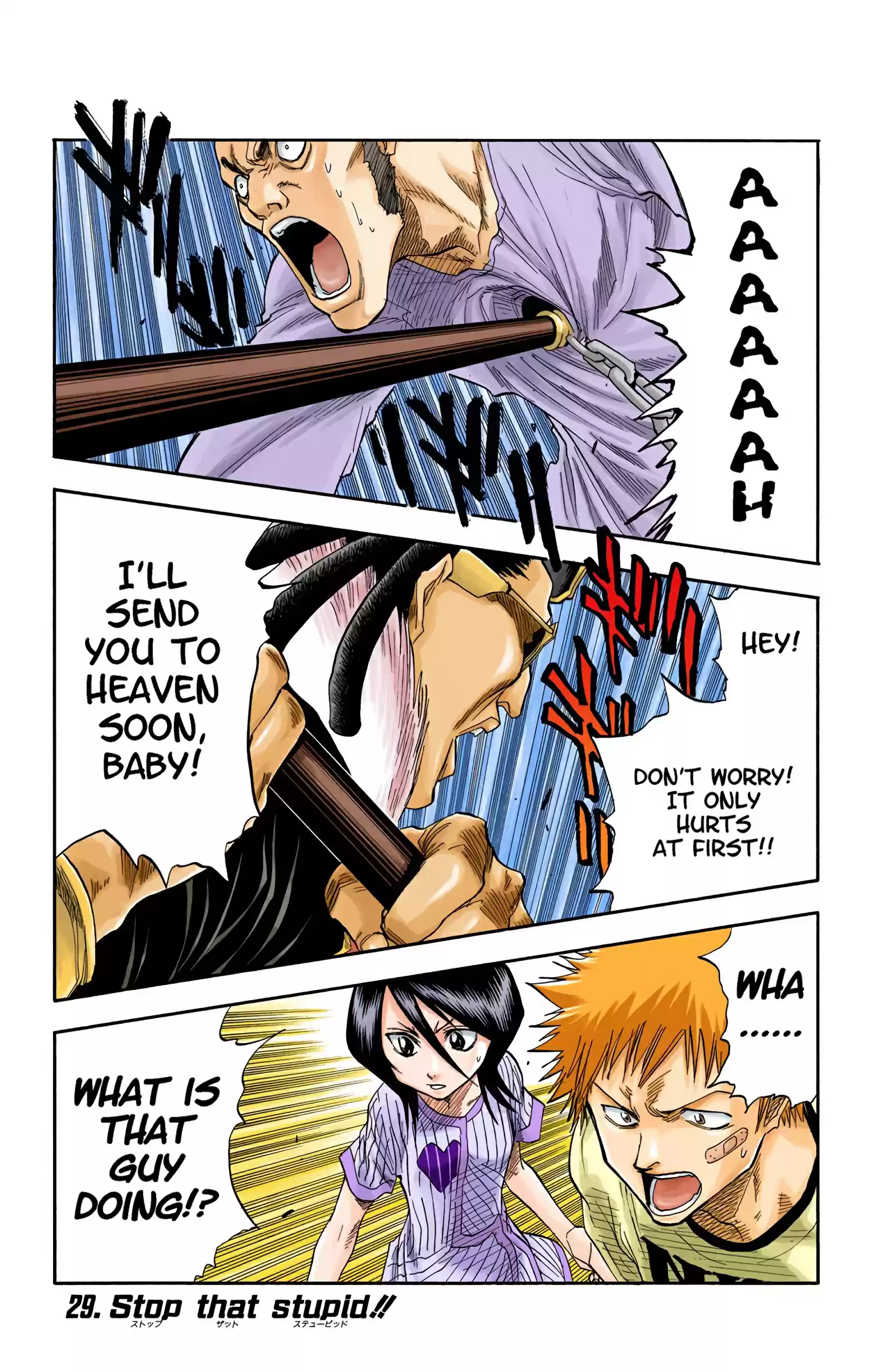 Bleach - Digital Colored Comics Vol.4 Chapter 29: Stop That, Stupid!!