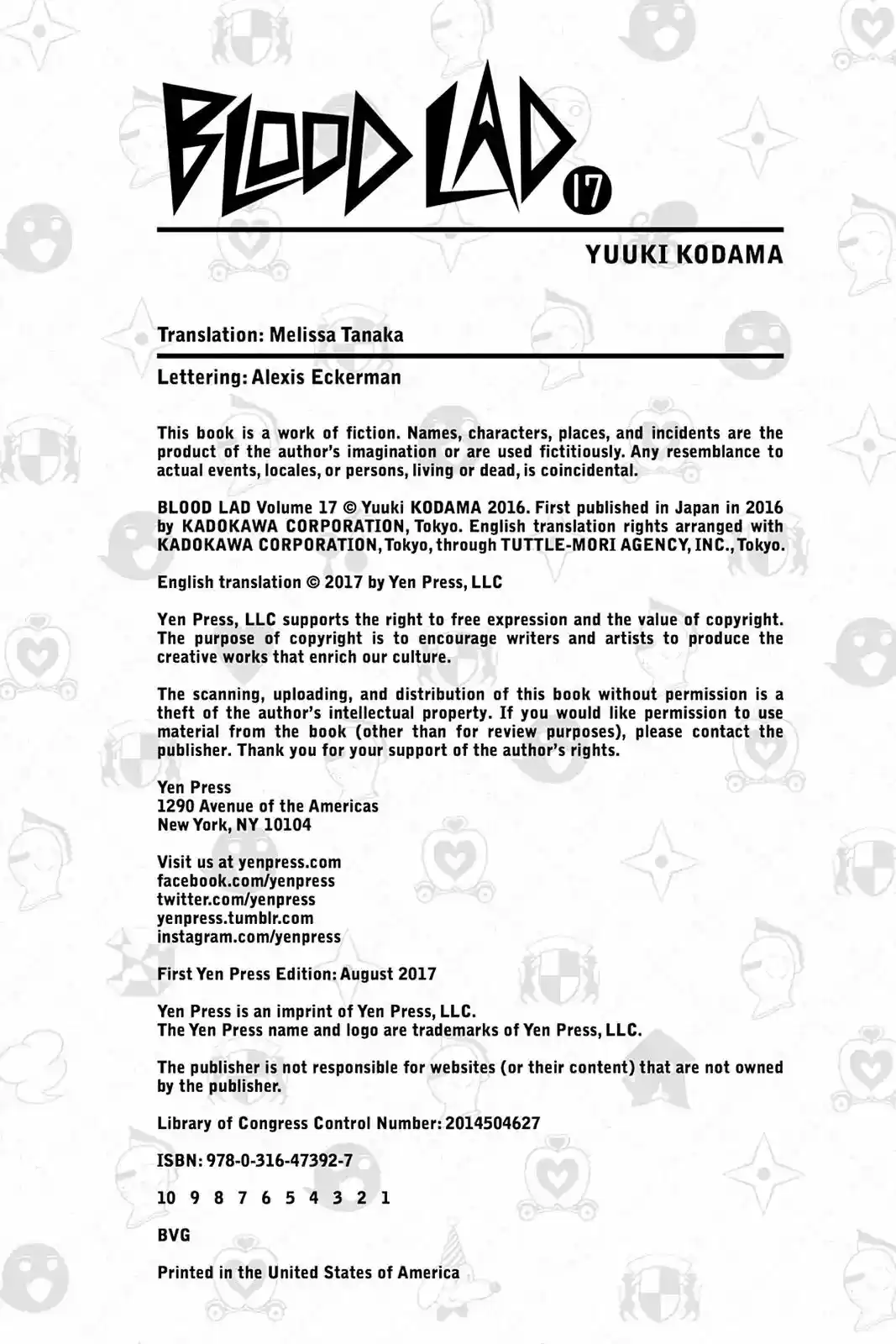 Blood Lad Vol. 17 Ch. 85 [END]