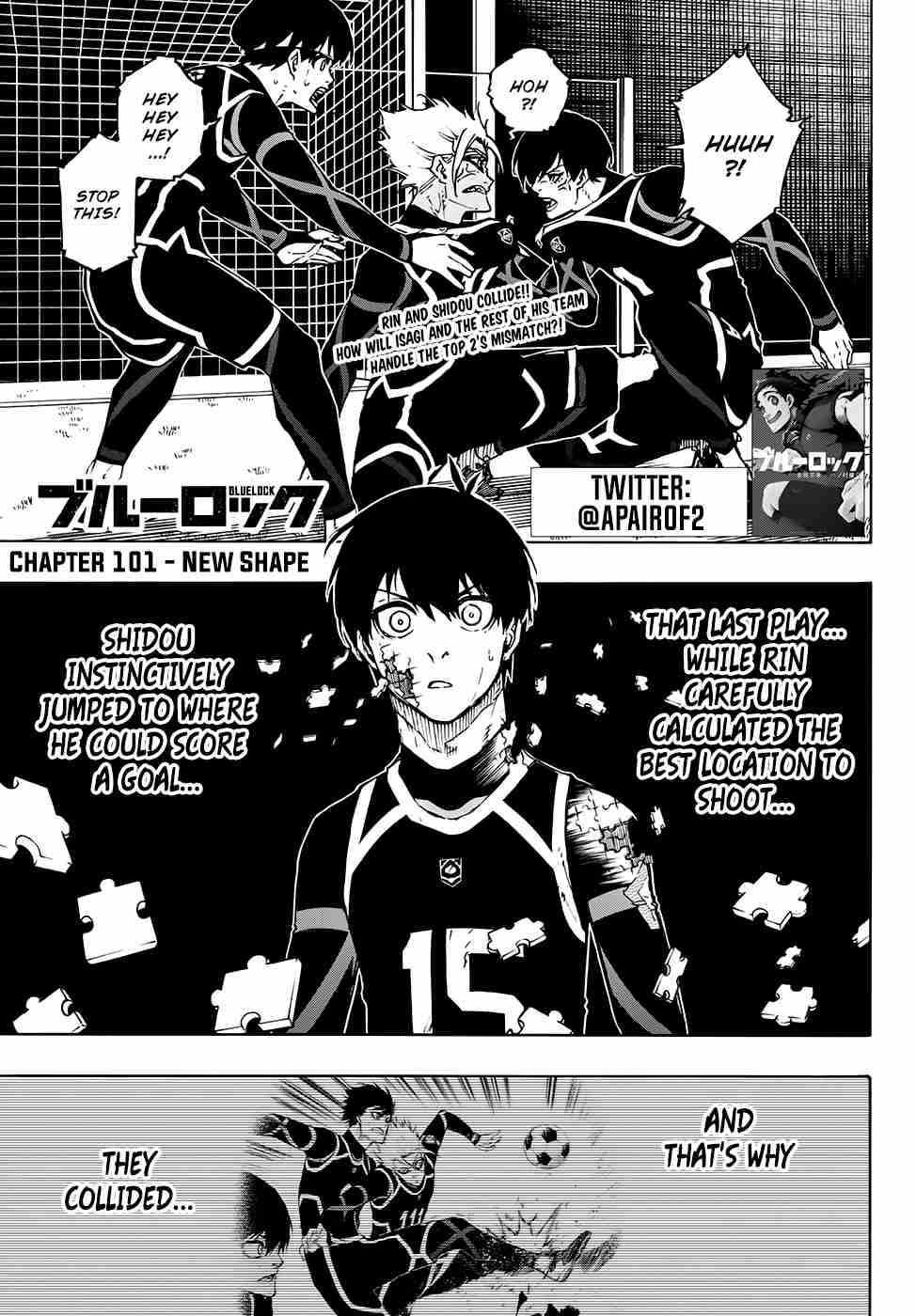 Blue Lock Ch. 101 New Shape