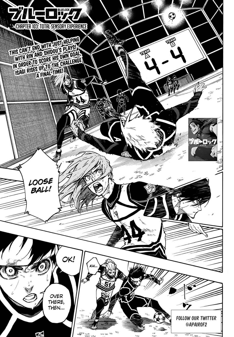 Blue Lock Ch. 103 Total Sensory Experience