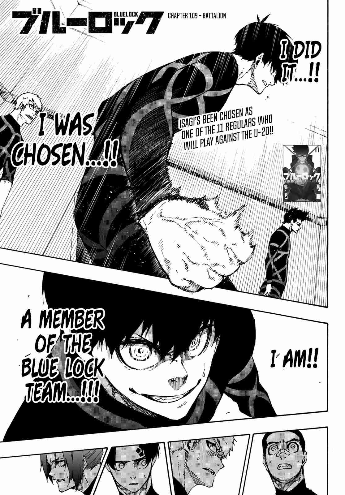 Blue Lock Ch. 109 Battalion