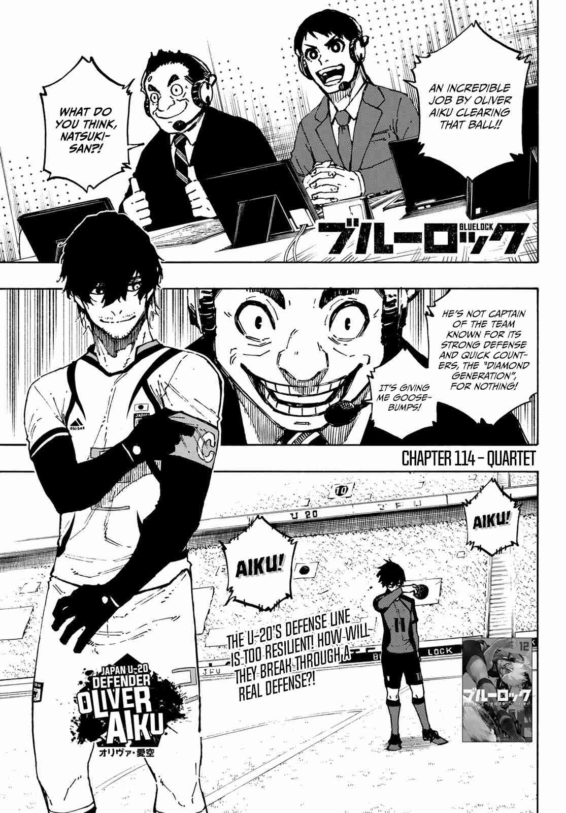 Blue Lock Ch. 114 Quartet