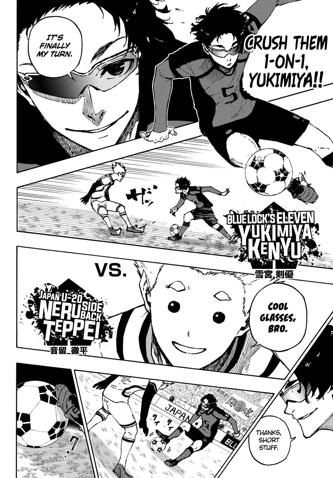 Blue Lock Ch. 114 Quartet