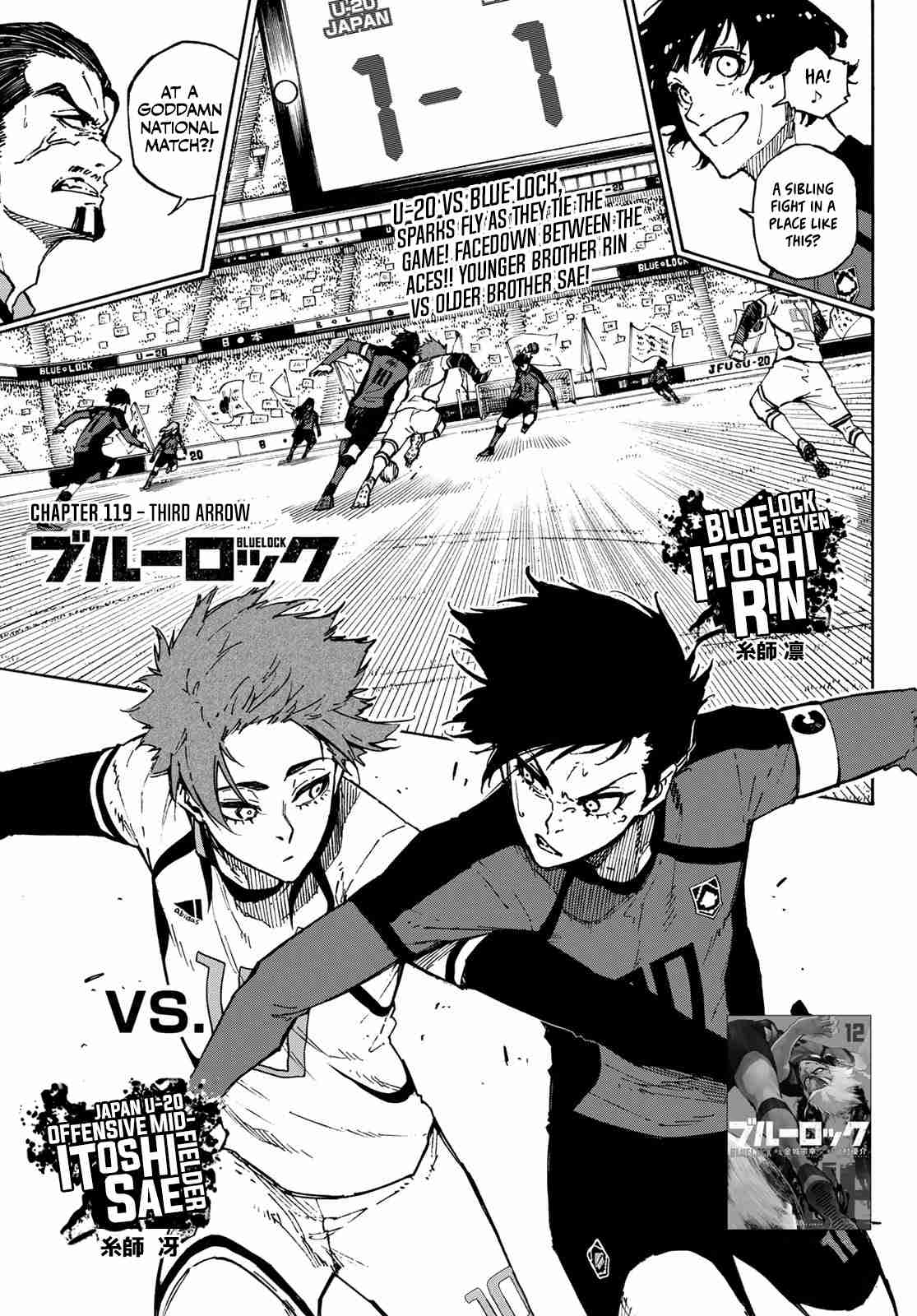 Blue Lock Ch. 119 Third Arrow