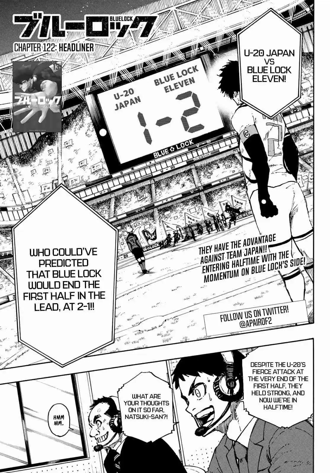 Blue Lock Ch. 122 Headliner