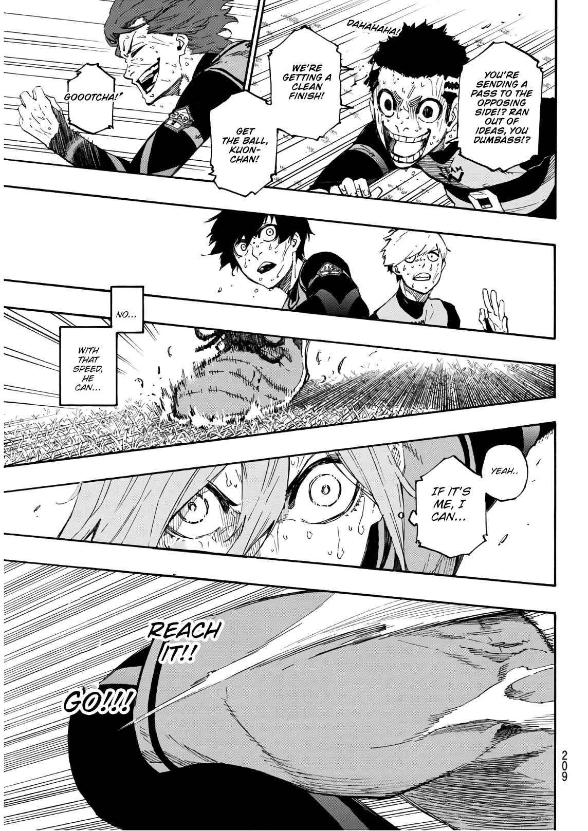 Blue Lock Ch. 21 Get Through!