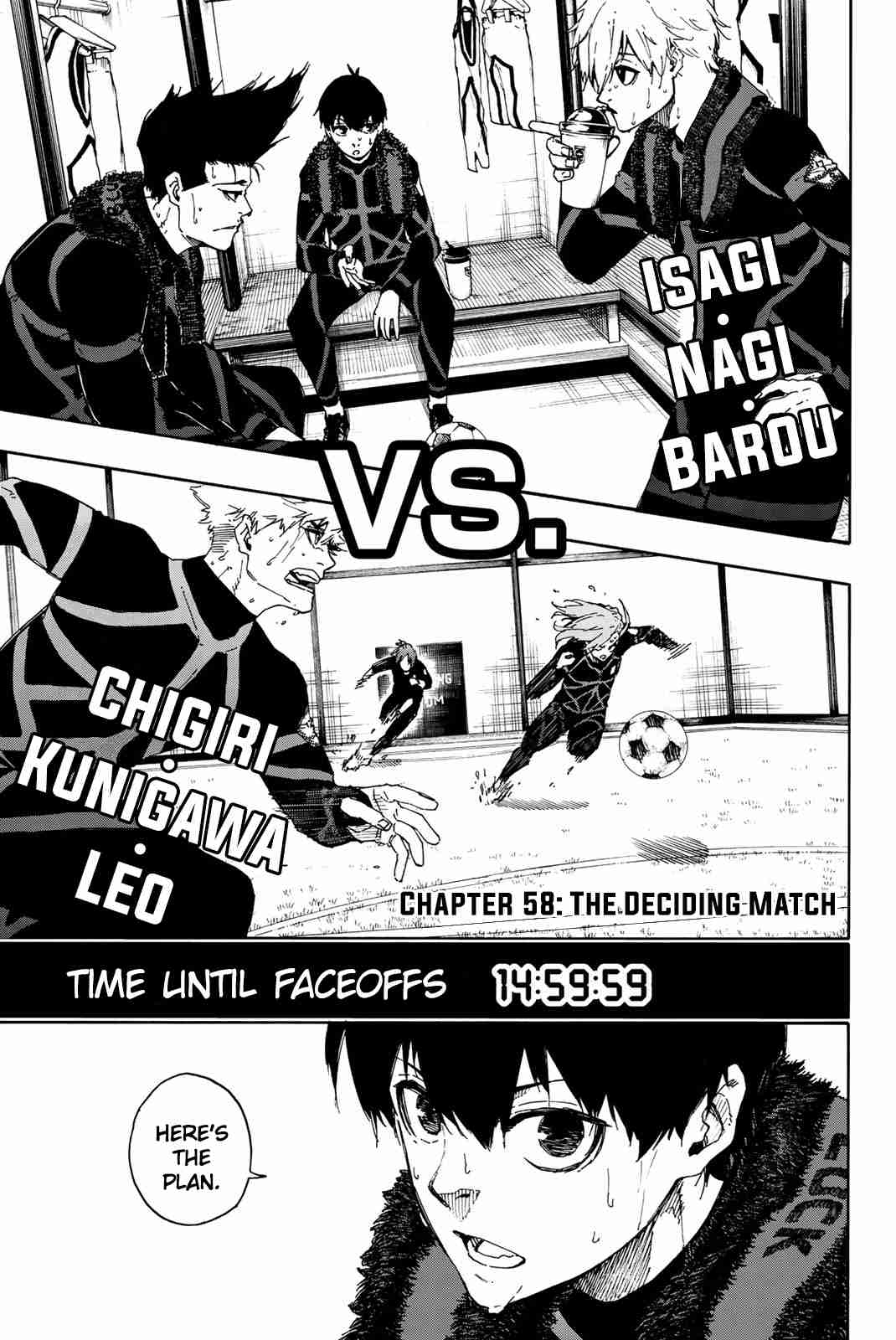 Blue Lock Ch. 58 The Deciding Match