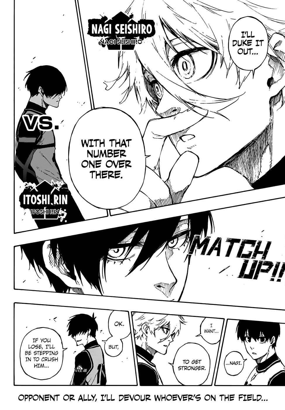 Blue Lock Ch. 72 Matchup