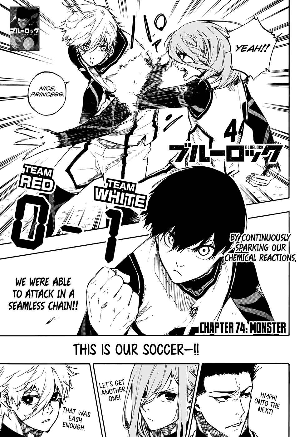 Blue Lock Ch. 74 Monster