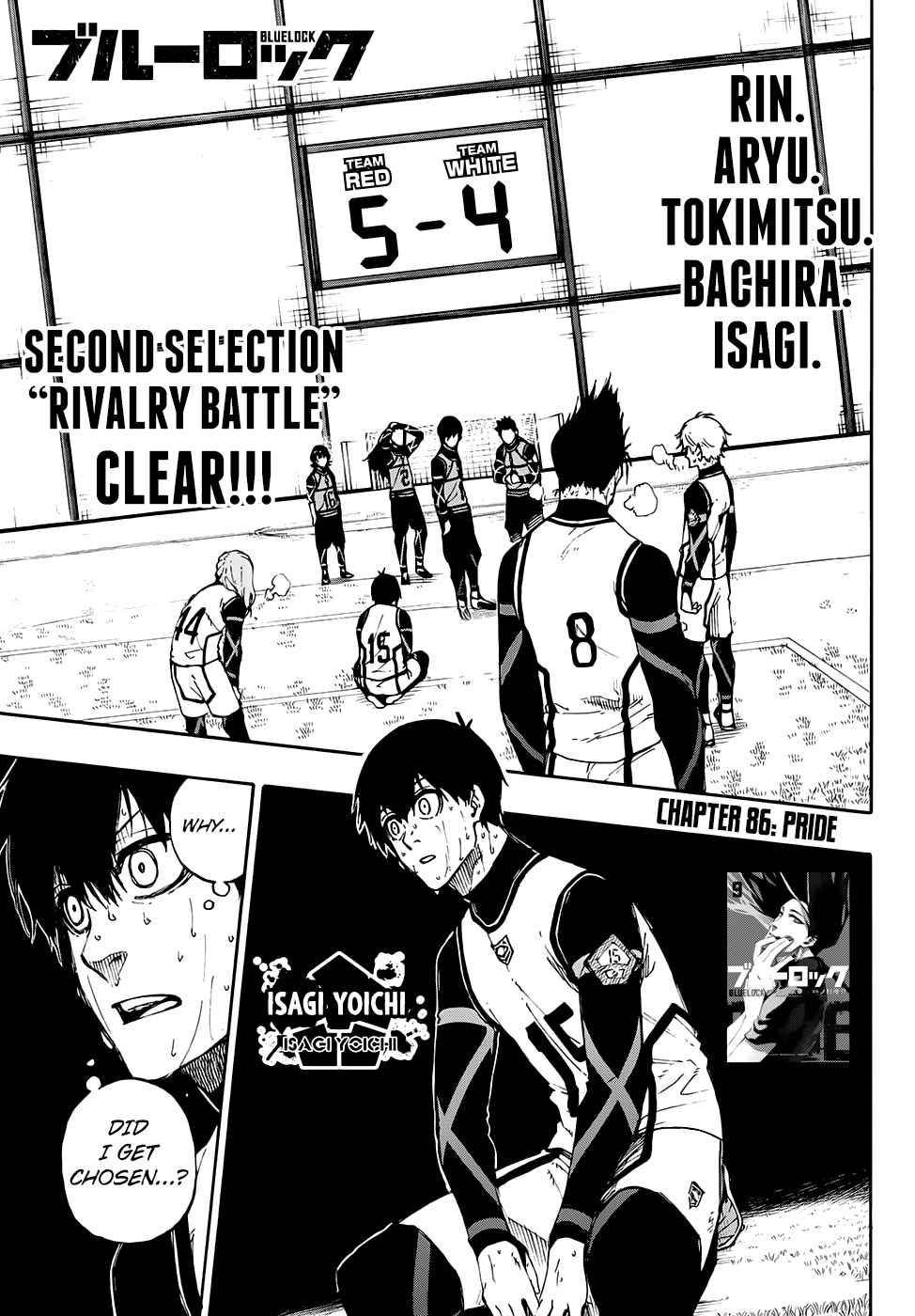 Blue Lock Ch. 86 Pride