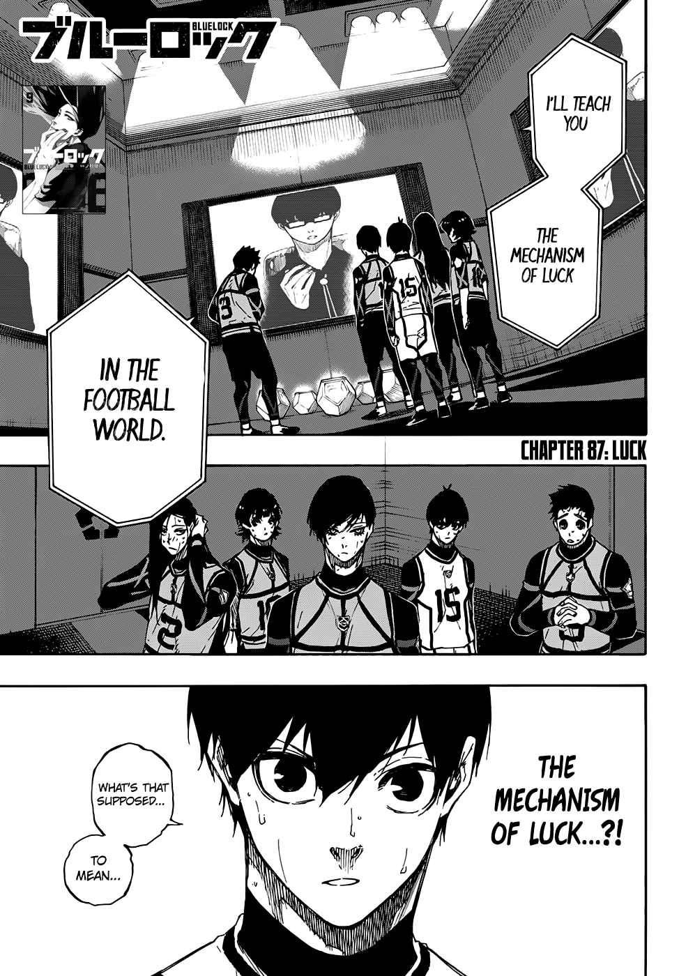 Blue Lock Ch. 87 Luck