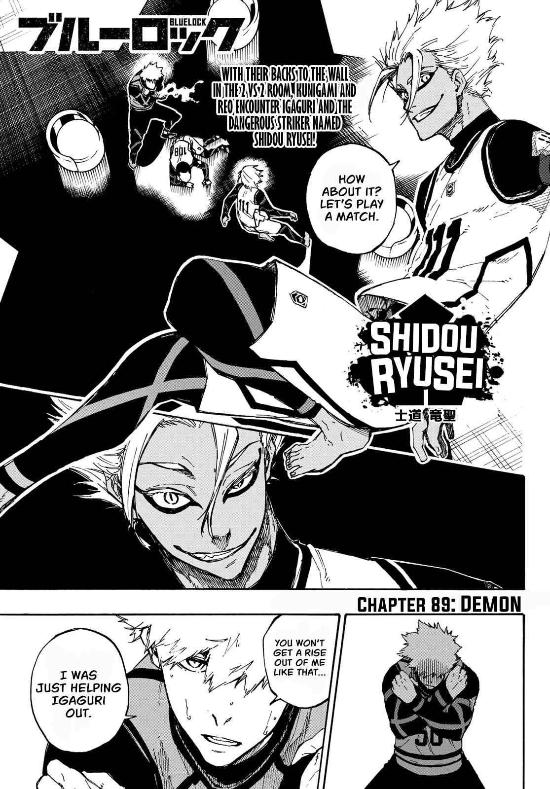 Blue Lock Ch. 89 Demon