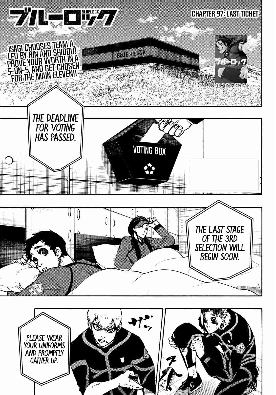 Blue Lock Ch. 97 Last Ticket