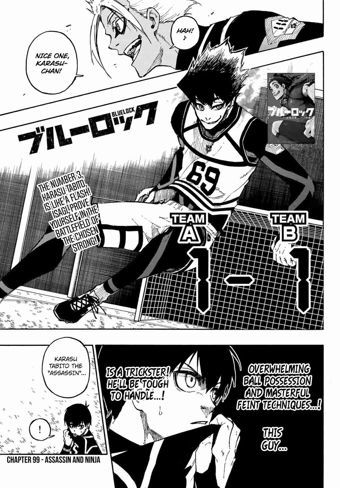 Blue Lock Ch. 99 Assassin and Ninja