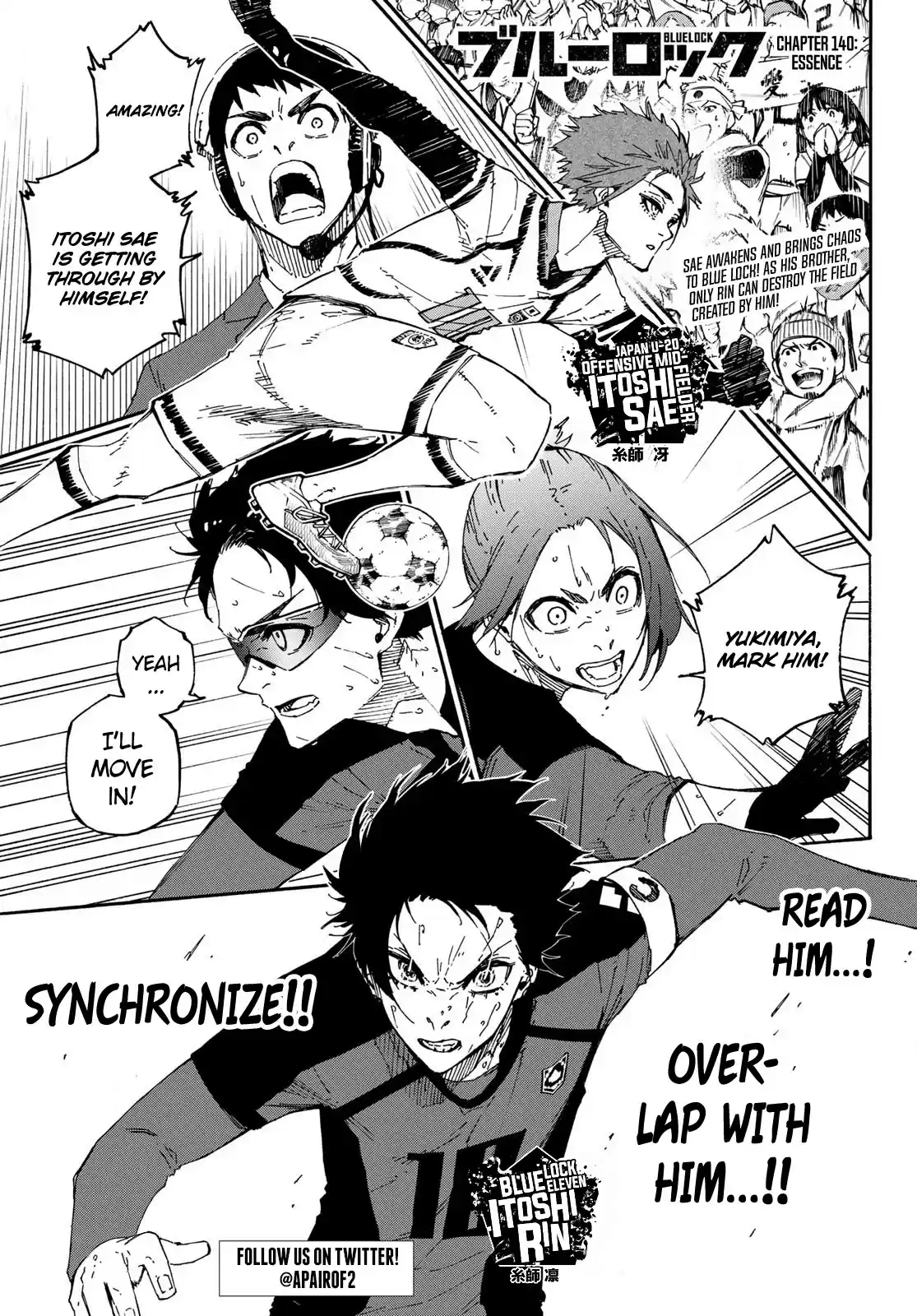 Blue Lock Chapter 140: Essence