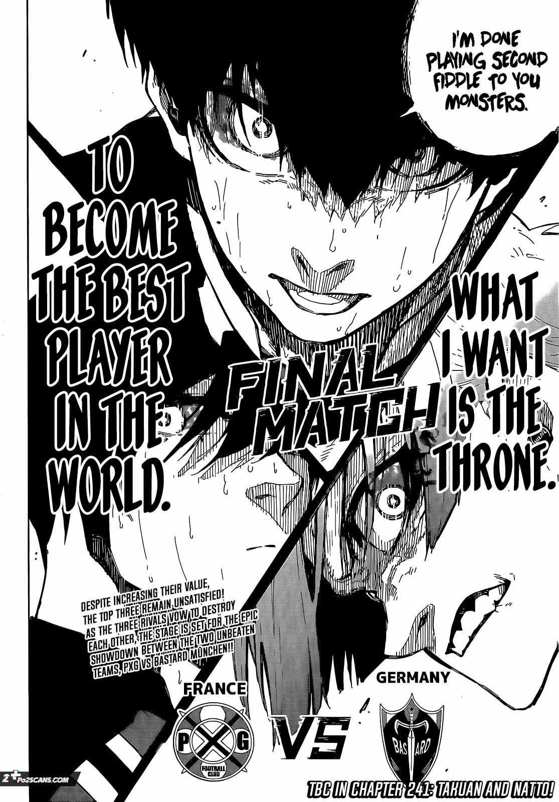 Blue Lock Chapter 240