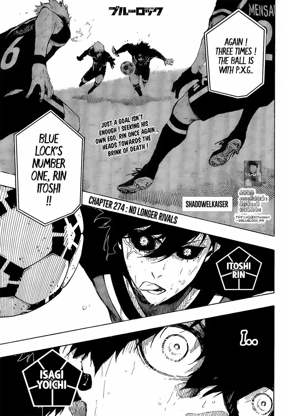 Blue Lock Chapter 274
