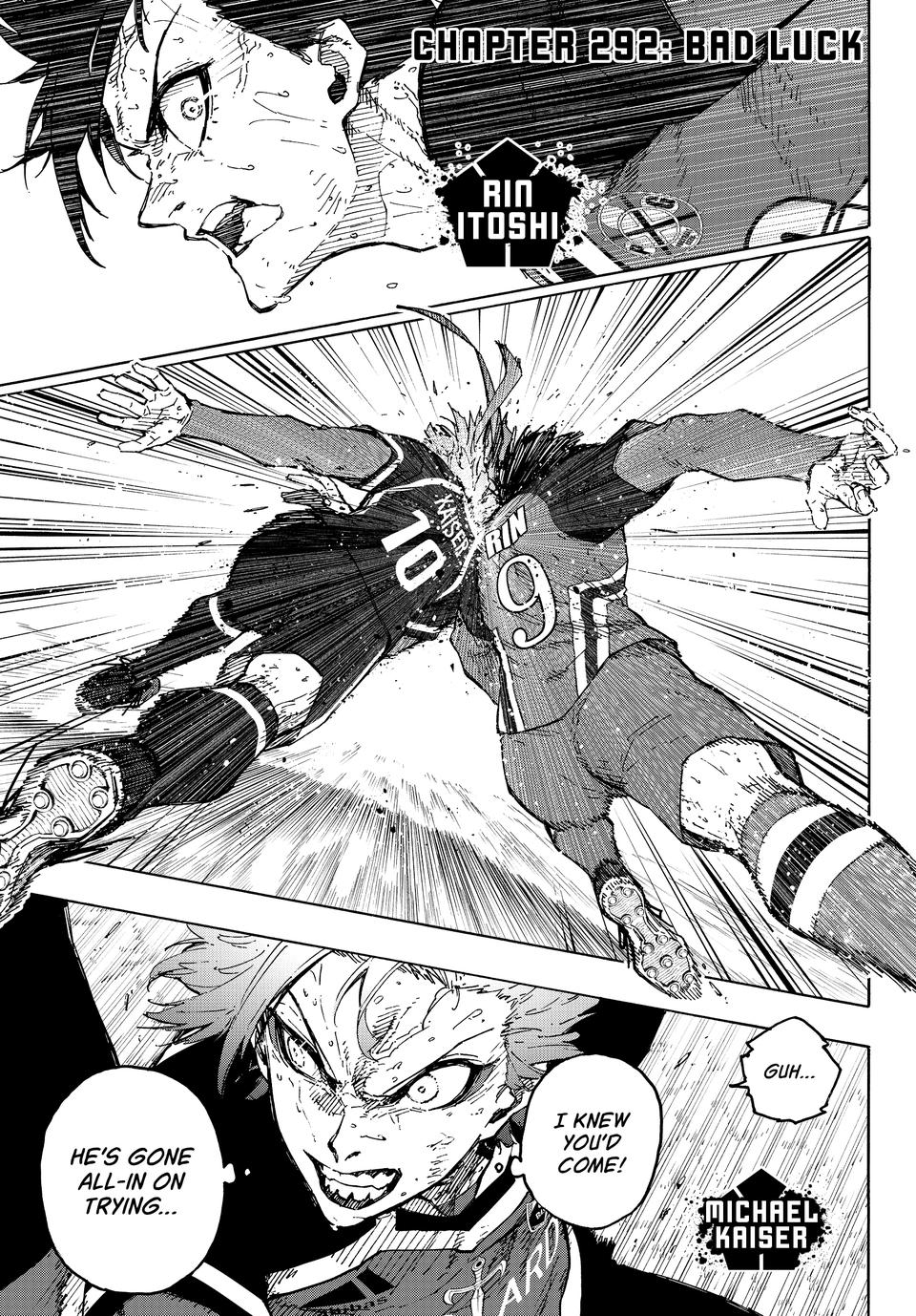 Blue Lock Chapter 292