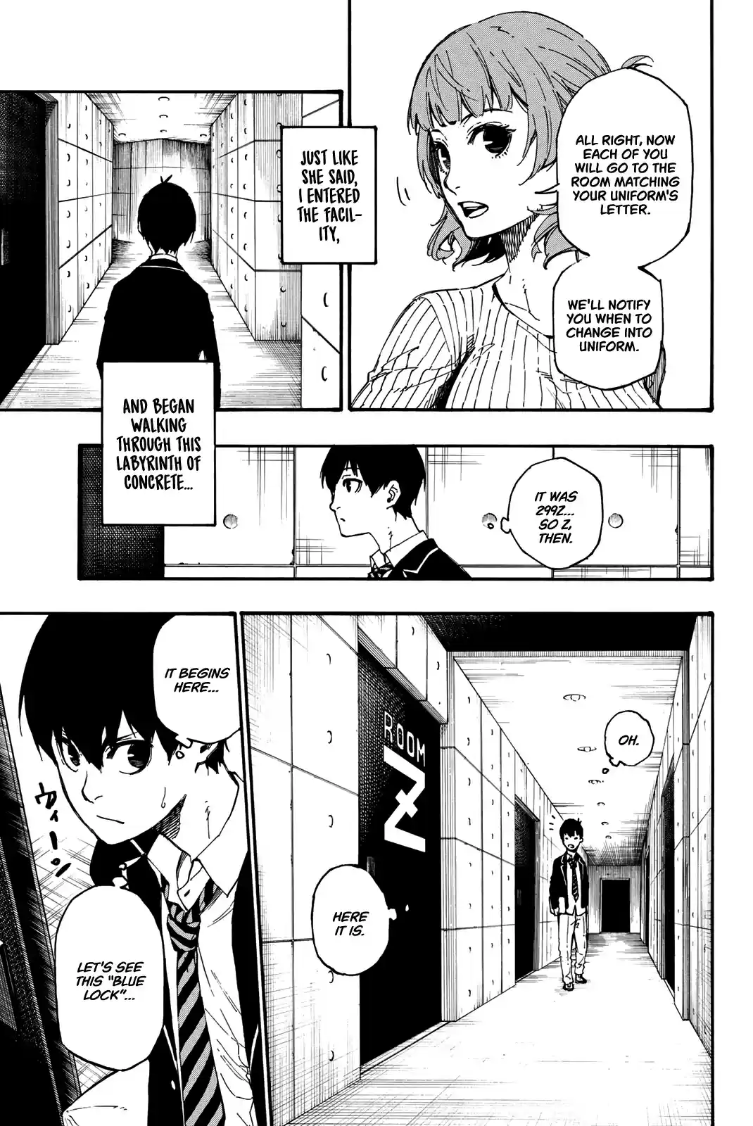 Blue Lock Vol. 1 Ch. 2 Moving In