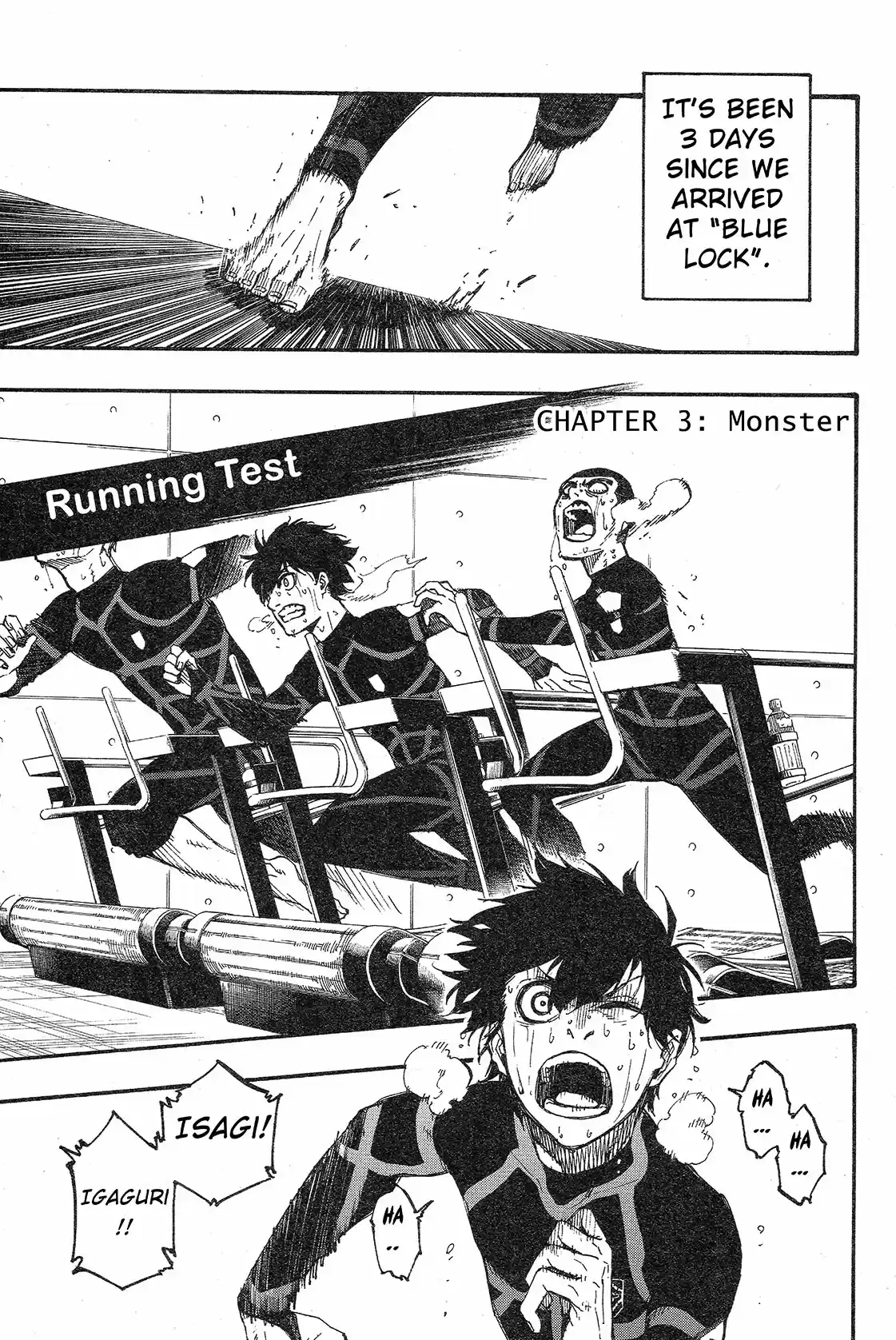 Blue Lock Vol. 1 Ch. 3 Monster