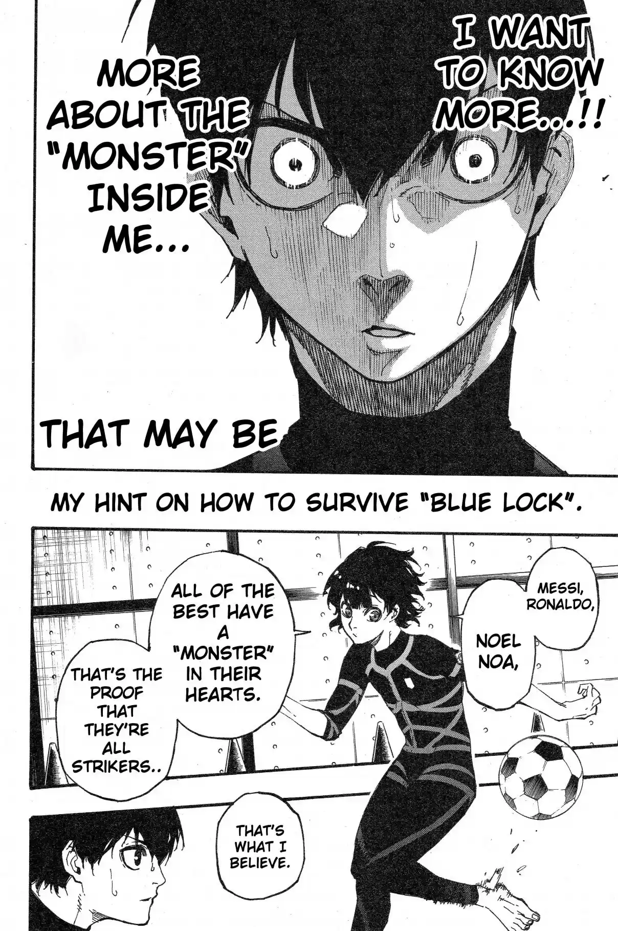 Blue Lock Vol. 1 Ch. 3 Monster