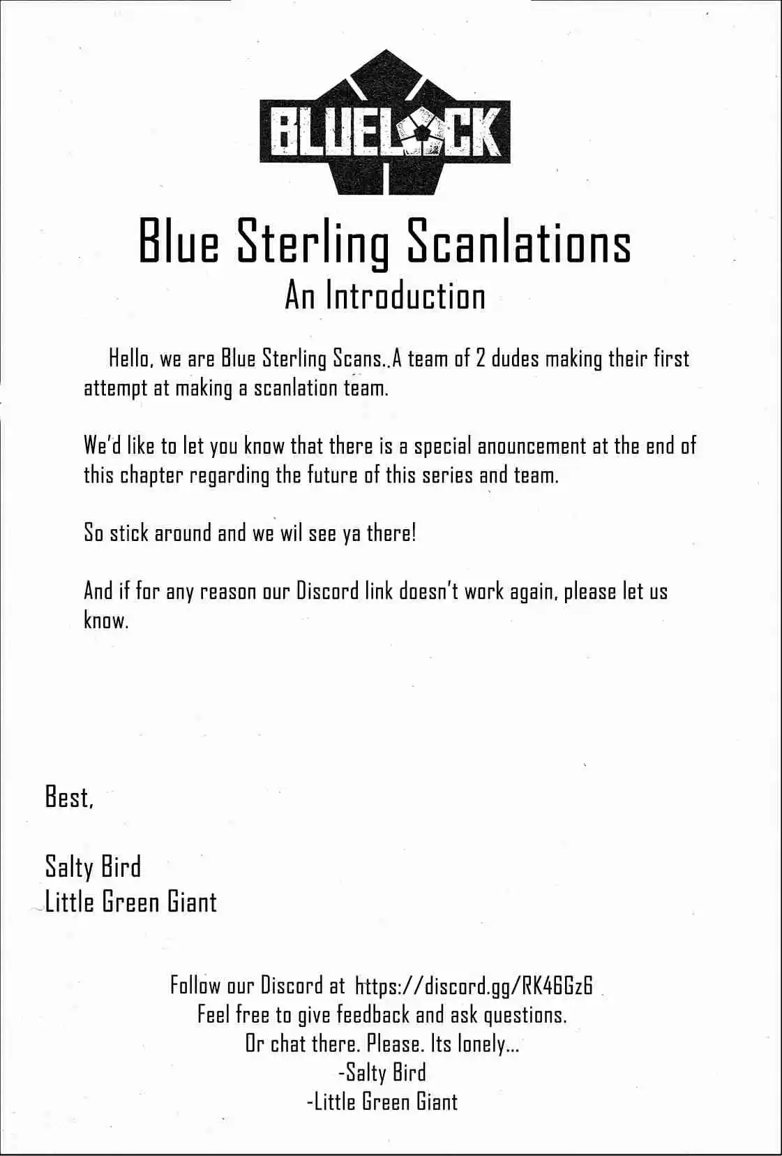 Blue Lock Vol. 1 Ch. 4 Now or Never