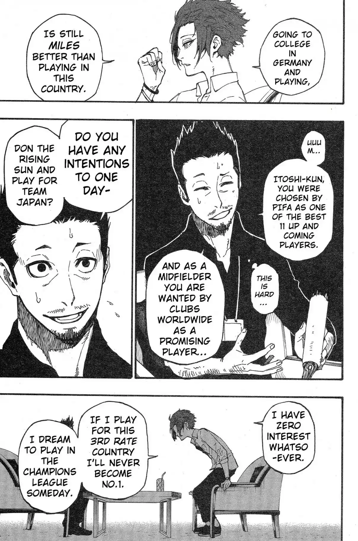 Blue Lock Vol. 1 Ch. 4 Now or Never