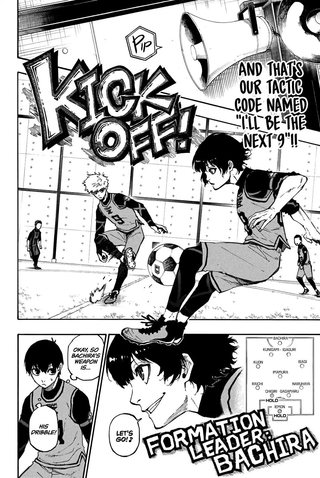 Blue Lock Vol. 2 Ch. 10 "I'll Be The Next 9!" Tactic