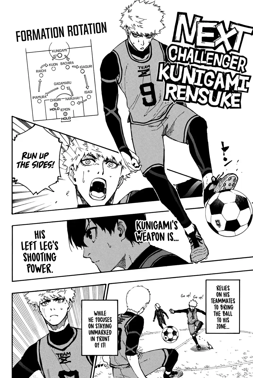 Blue Lock Vol. 2 Ch. 10 "I'll Be The Next 9!" Tactic