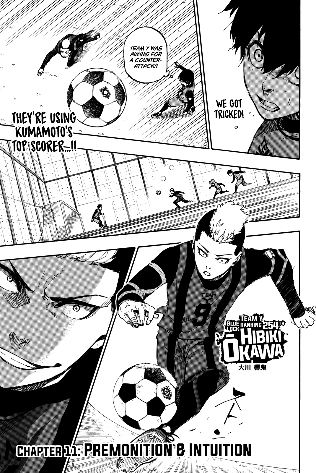 Blue Lock Vol. 2 Ch. 11 Premonition & Intuition