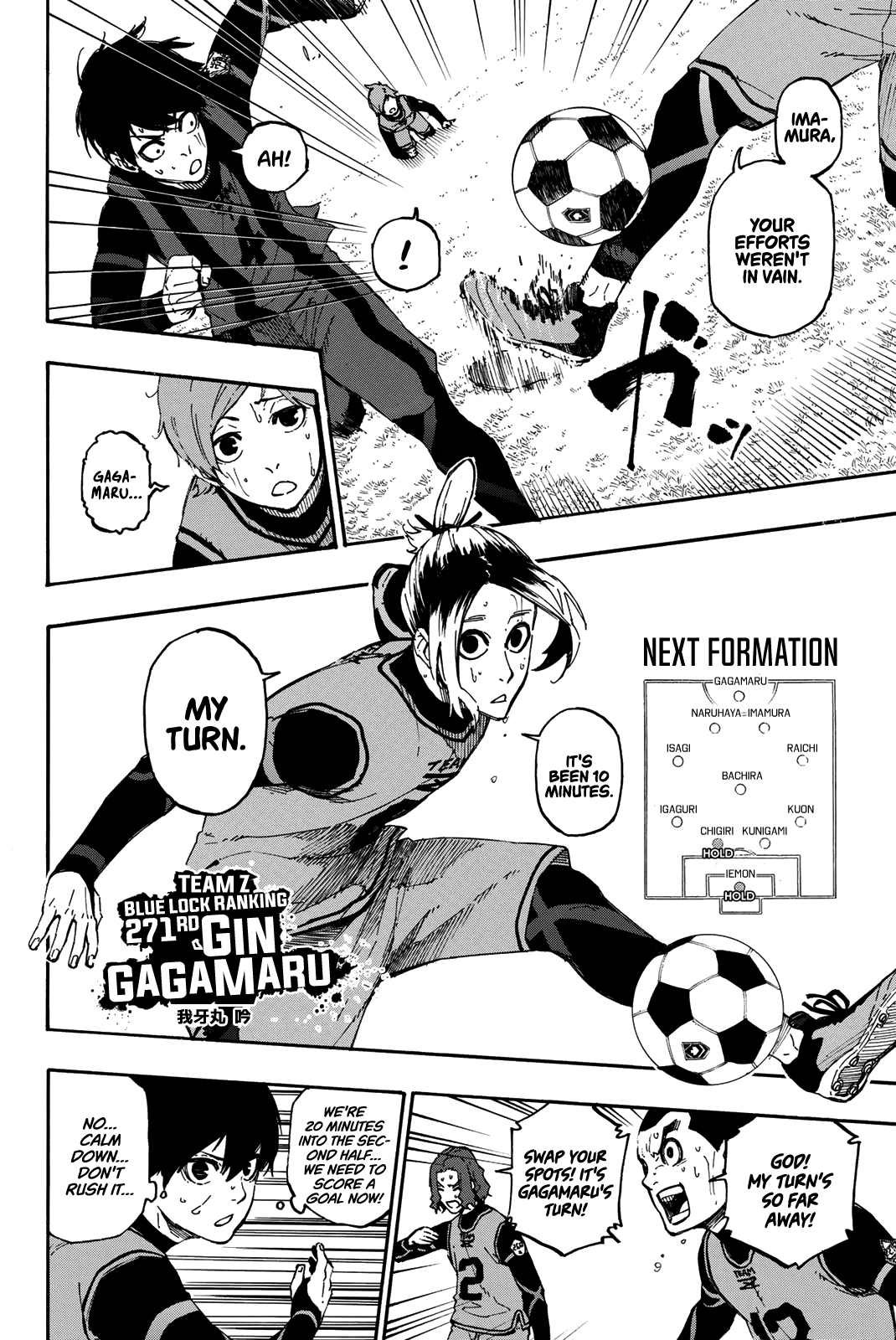 Blue Lock Vol. 2 Ch. 11 Premonition & Intuition