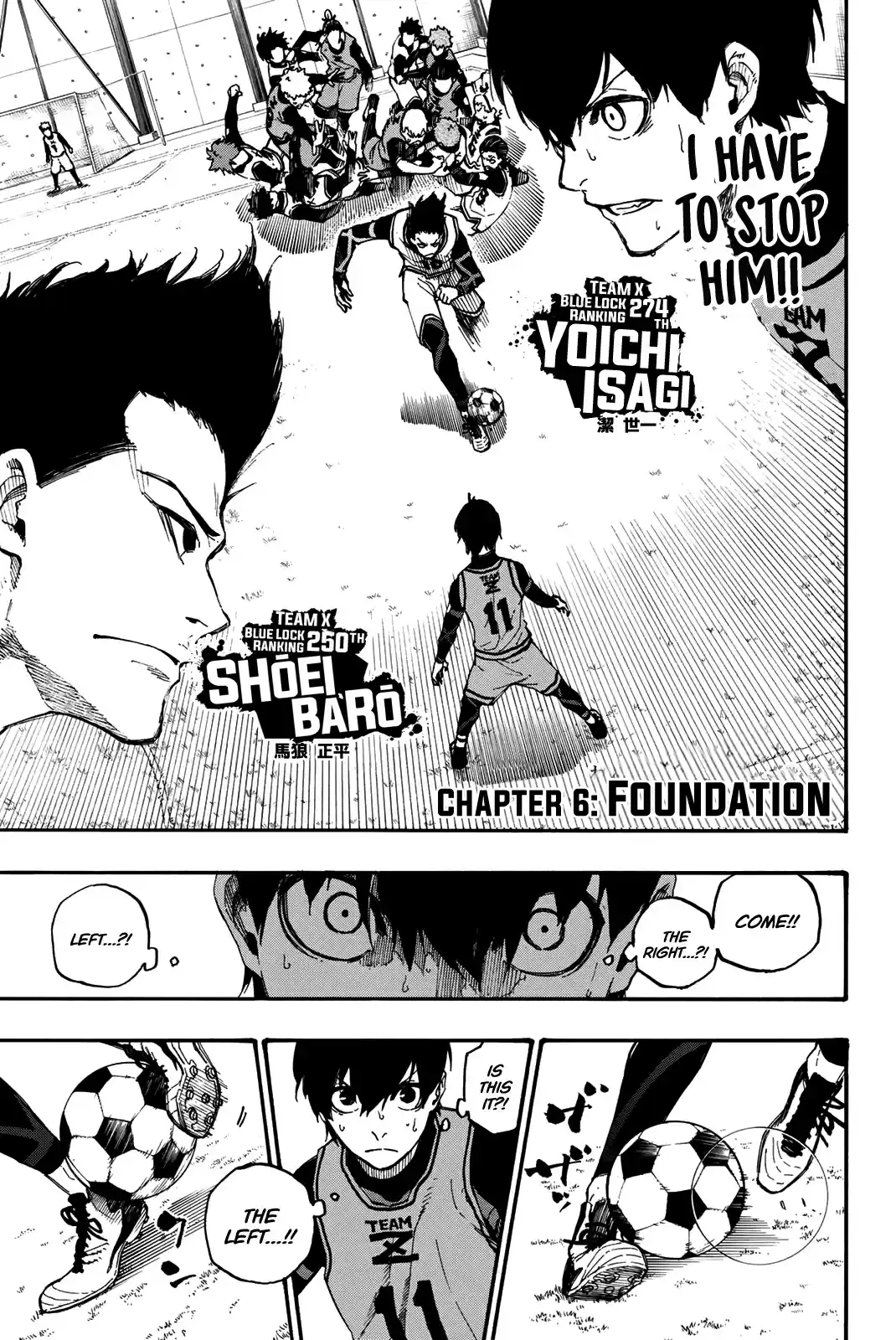 Blue Lock Vol. 2 Ch. 6 Foundation