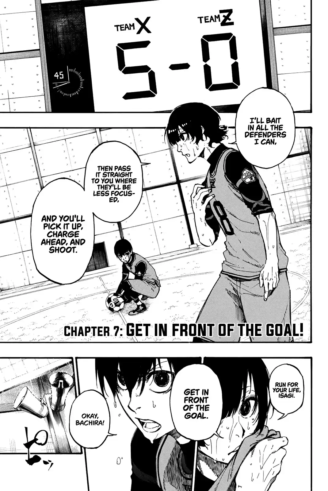 Blue Lock Vol. 2 Ch. 7 Get In Front of The Goal!