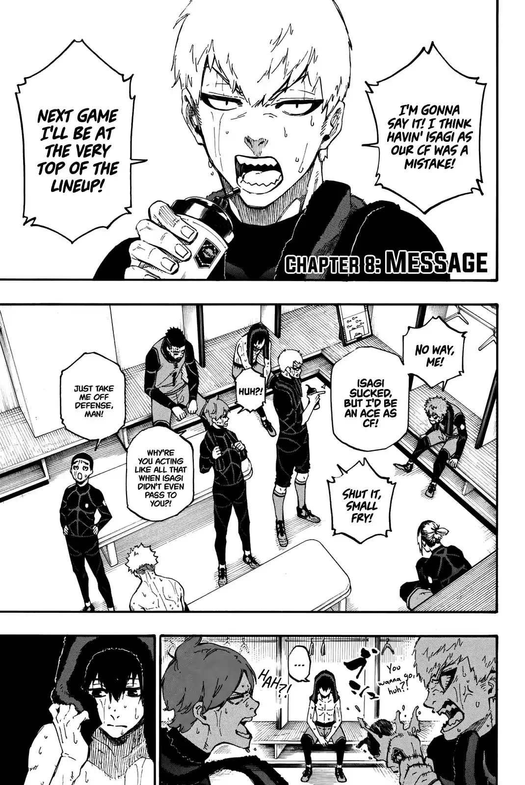 Blue Lock Vol. 2 Ch. 8 Message