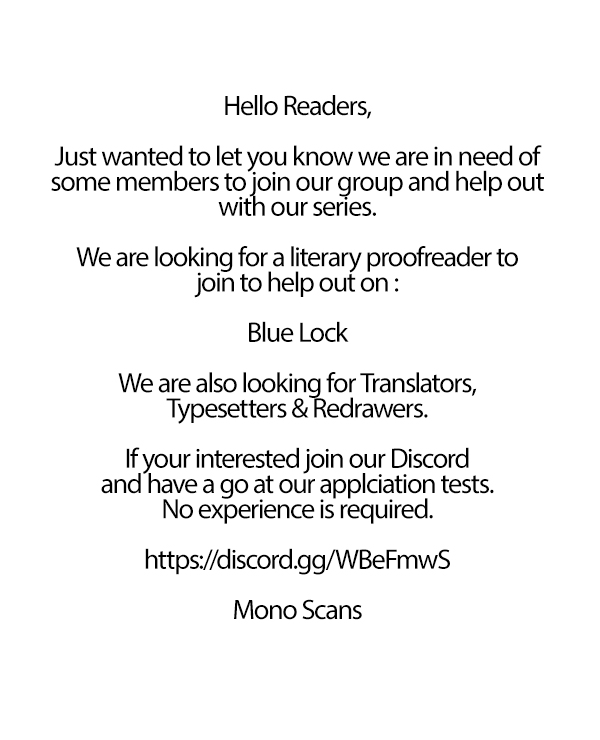 Blue Lock Vol. 3 Ch. 19 Disadvantage