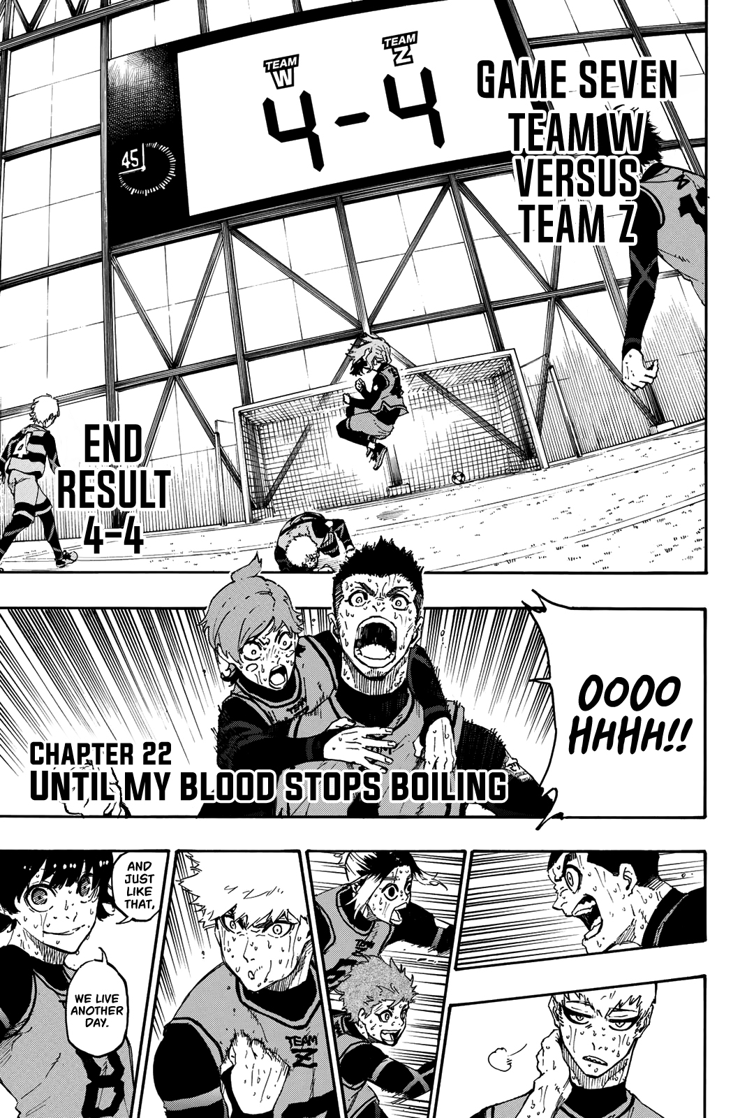 Blue Lock Vol. 3 Ch. 22 Until My Blood Stops Boiling