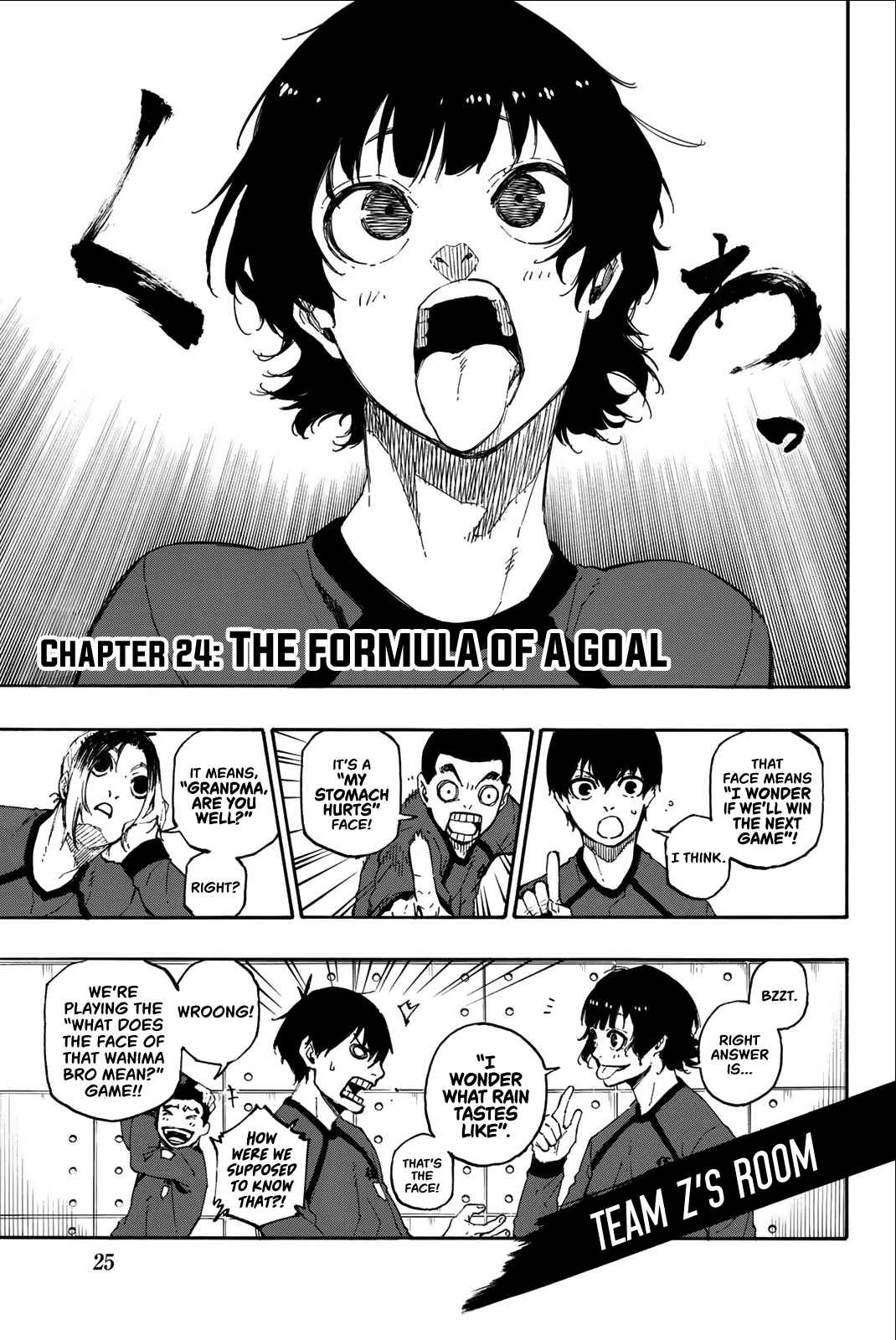 Blue Lock Vol. 4 Ch. 24 The Formula of a Goal