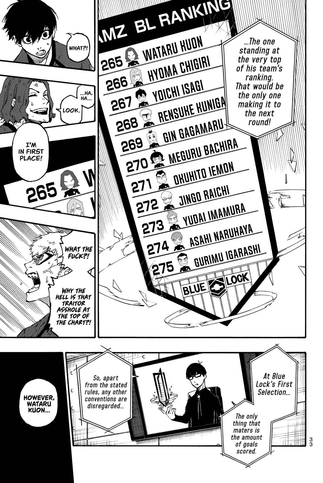 Blue Lock Vol. 4 Ch. 24 The Formula of a Goal