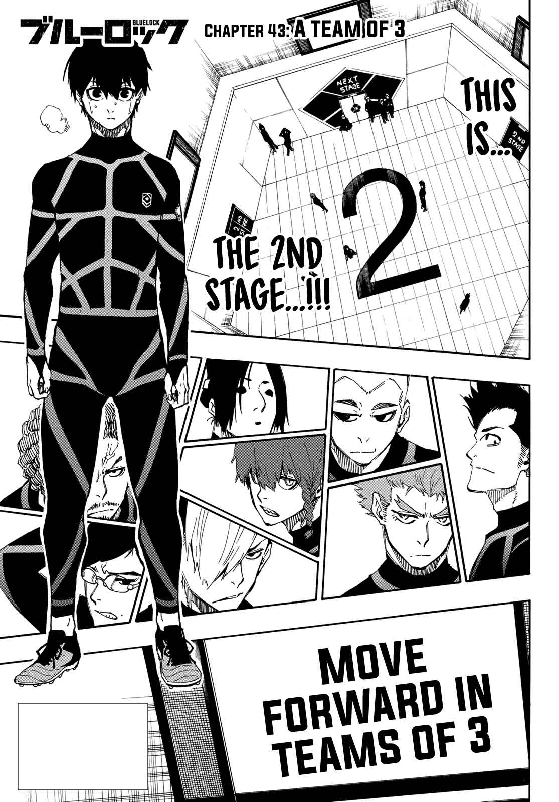 Blue Lock Vol. 6 Ch. 43 A Team of 3