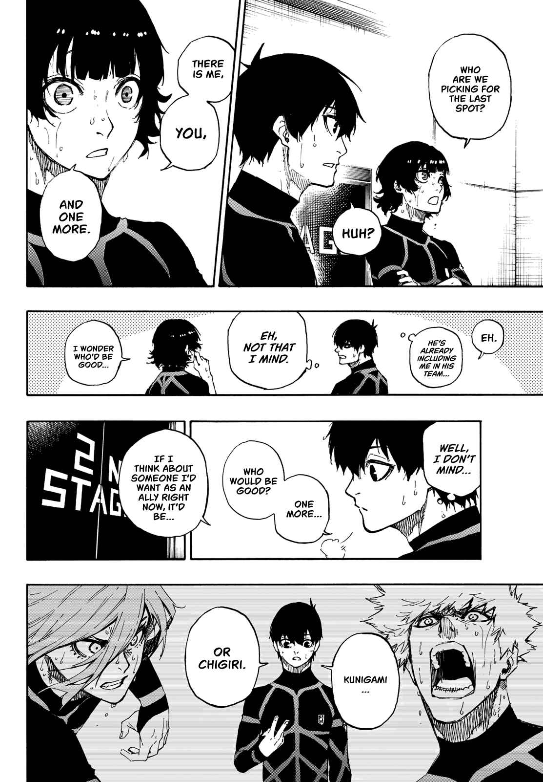 Blue Lock Vol. 6 Ch. 43 A Team of 3